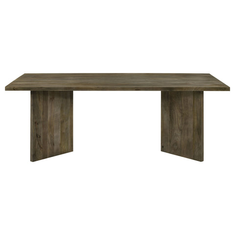 Lydia 80-inch Solid Wood Dining Table Mango BrownMango Brown