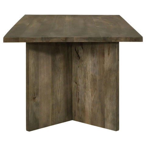 Lydia 80-inch Solid Wood Dining Table Mango BrownMango Brown