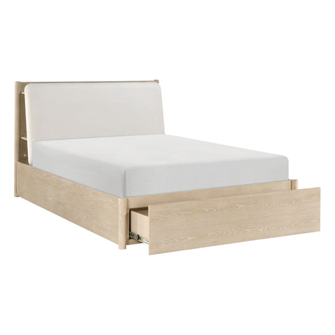 Edition (3) Queen Platform Bed with Footboard Storage
