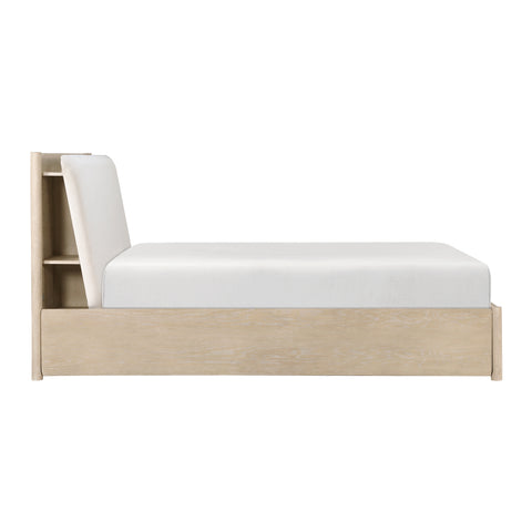 Edition (3) Queen Platform Bed with Footboard Storage