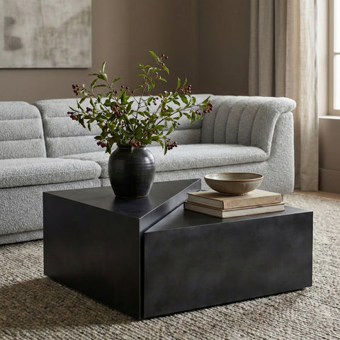 Alden Iron Coffee Table, 1 Piece