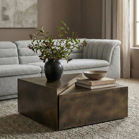 Alden Iron Coffee Table, 1 Piece