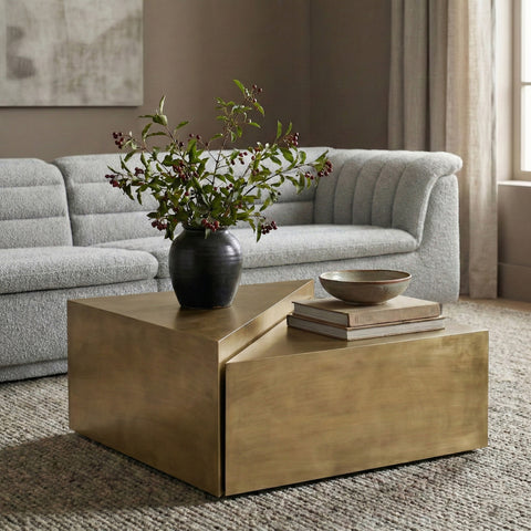 Alden Iron Coffee Table, 1 Piece