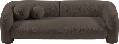 Milo Brown Boucle Fabric Sofa S