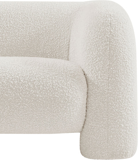 Milo Cream Boucle Fabric Chair C
