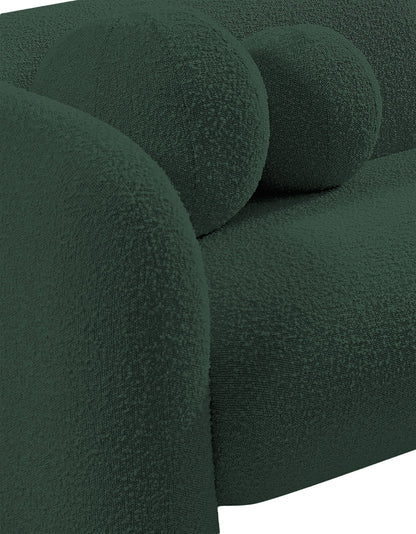 Milo Green Boucle Fabric Chair C