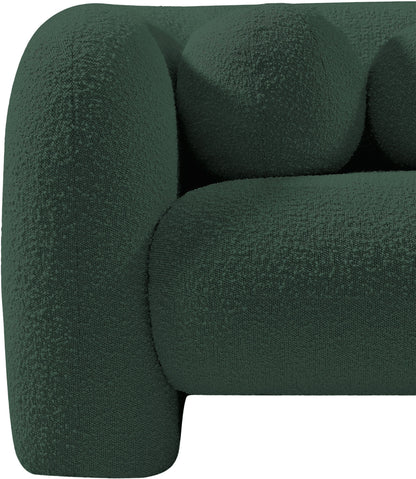 Milo Green Boucle Fabric Chair C