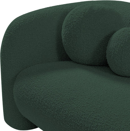 Milo Green Boucle Fabric Chair C