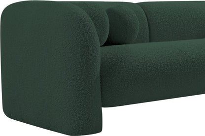 Milo Green Boucle Fabric Loveseat L