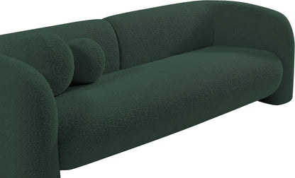 Milo Green Boucle Fabric Loveseat L