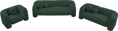 Milo Green Boucle Fabric Loveseat L