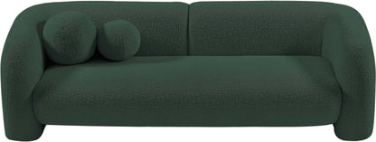 Milo Green Boucle Fabric Sofa S