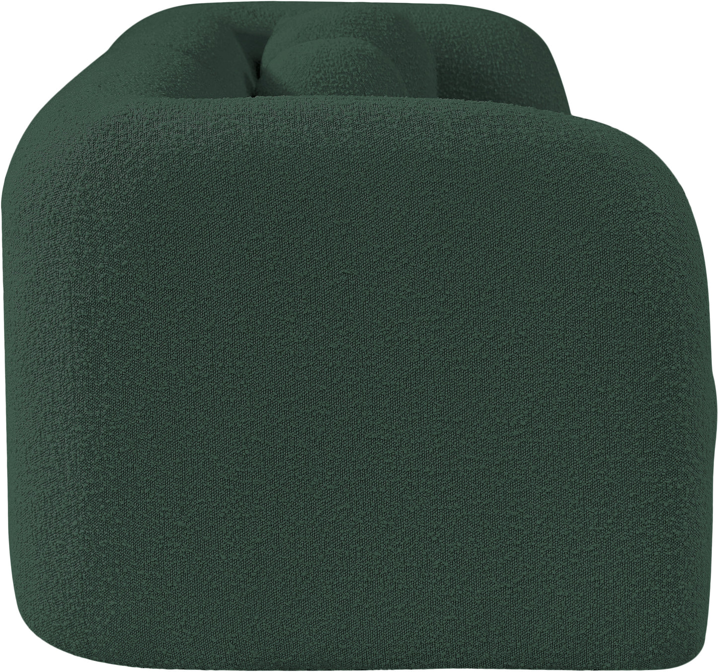 milo green boucle fabric sofa s