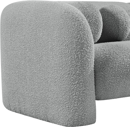 Milo Grey Boucle Fabric Chair C