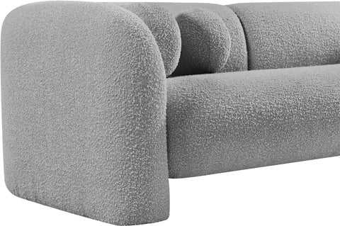 Milo Grey Boucle Fabric Sofa S