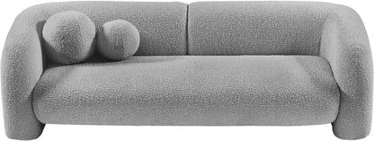 Milo Grey Boucle Fabric Sofa S