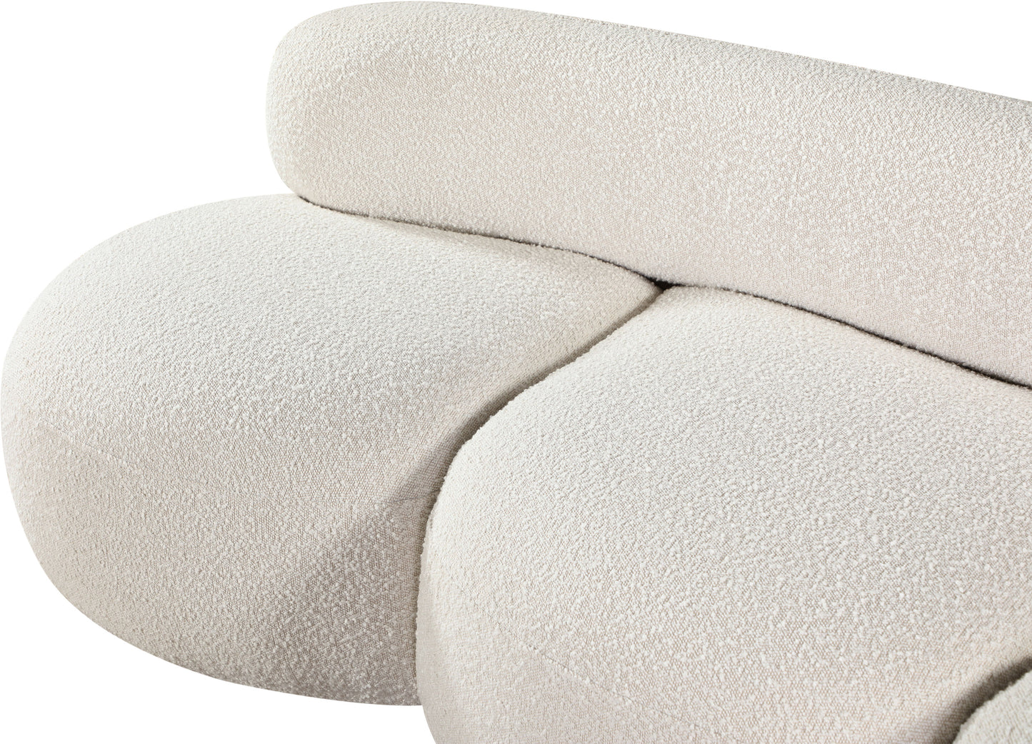 milan cream boucle fabric sofa s