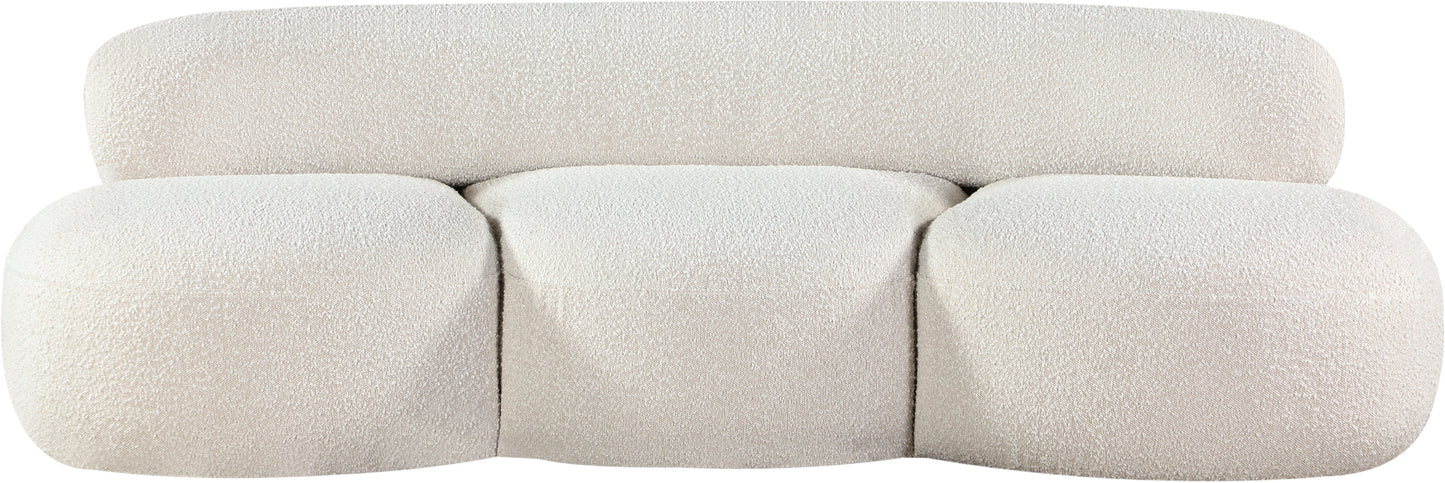 milan cream boucle fabric sofa s