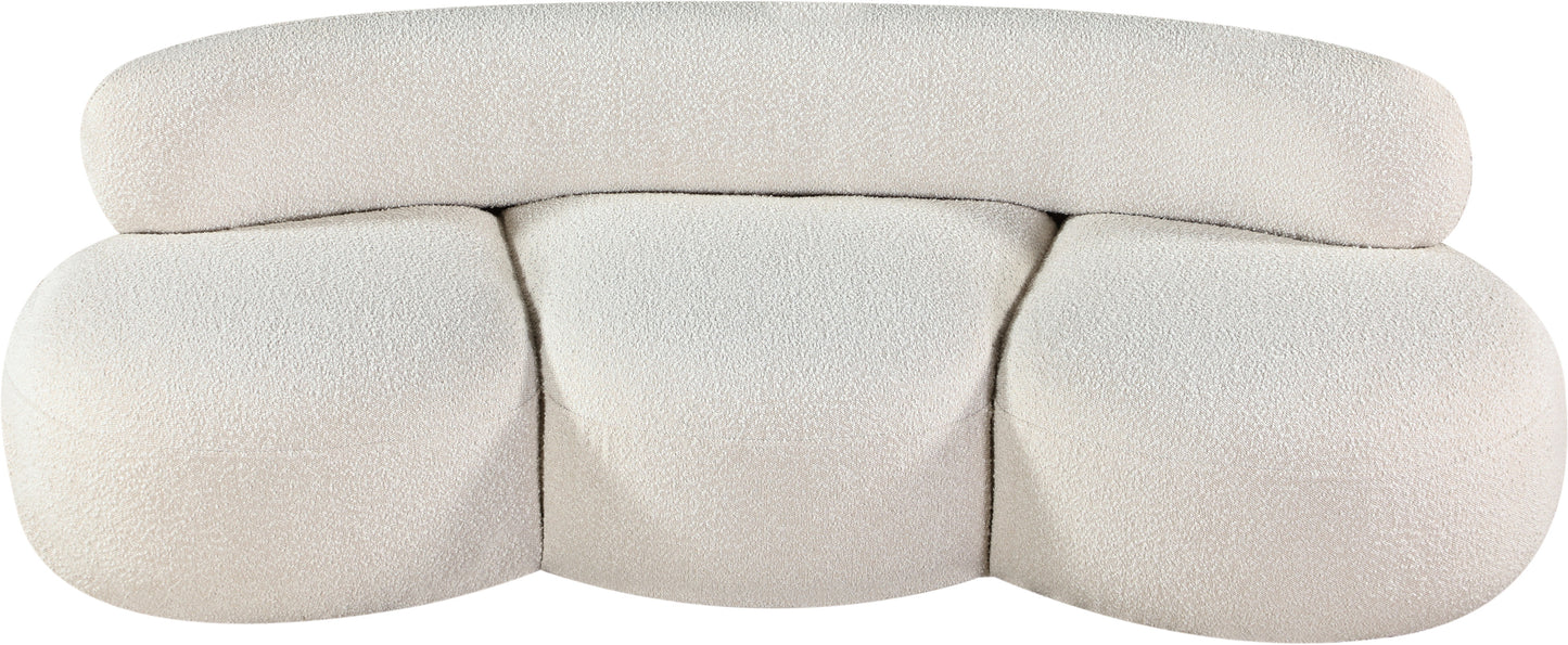 milan cream boucle fabric sofa s