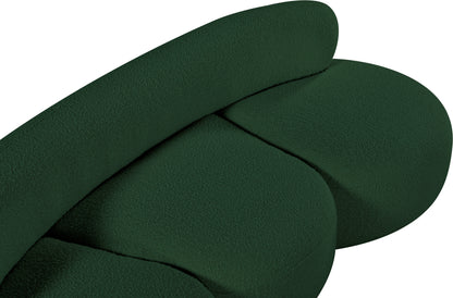 Milan Green Boucle Fabric Sofa S