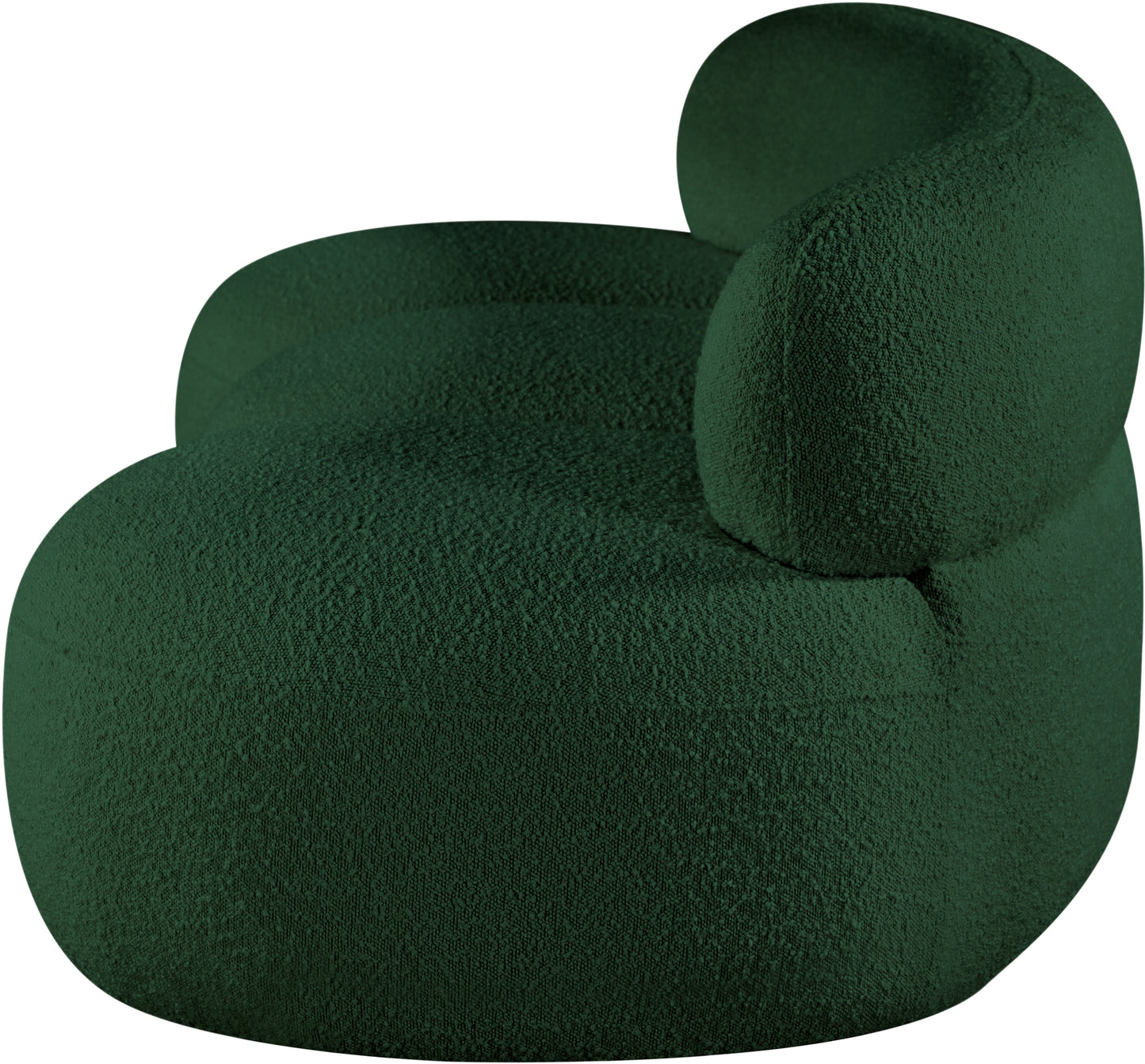 milan green boucle fabric sofa s