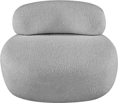 Milan Grey Boucle Fabric Chair C