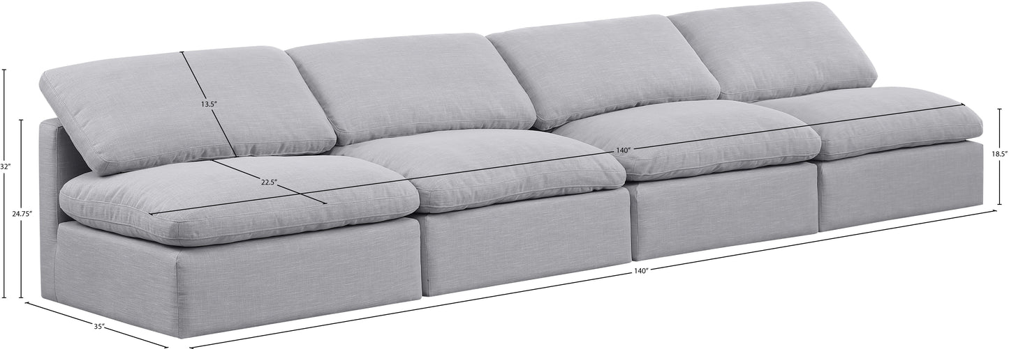 luxus grey linen textured fabric modular sofa s4