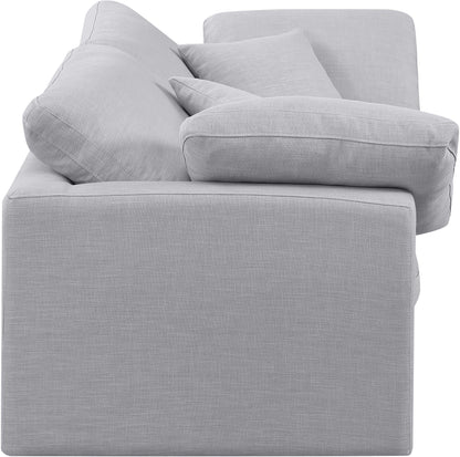 Luxus Grey Linen Textured Fabric Modular Sofa S70