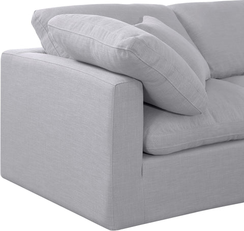 Sloane 175" Linen Textured Fabric Upholstered Sectional, 7-Piece