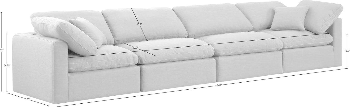 luxus white linen textured fabric modular sofa s140