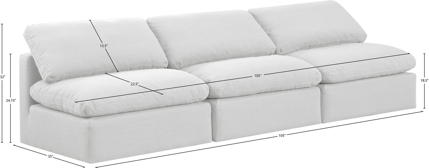 luxus white linen textured fabric modular sofa s3