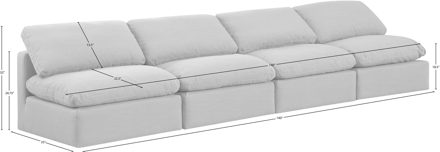 luxus white linen textured fabric modular sofa s4