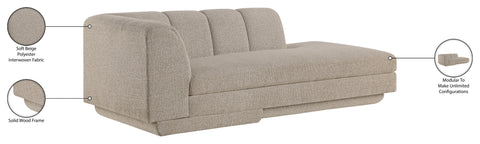 Laurel Fabric Upholstered Right Arm Chaise, 1 Piece