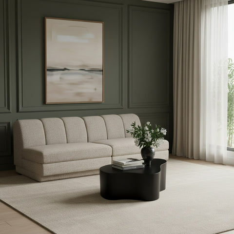 Laurel Fabric Upholstered Sofa, 2-Piece (Style 2)