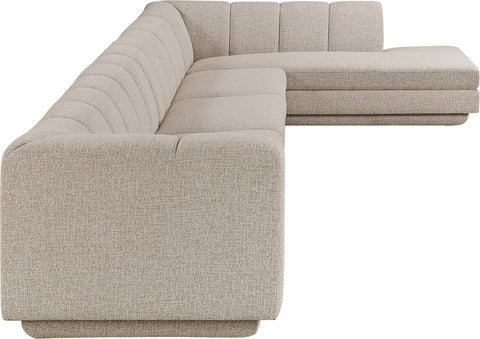 Laurel Fabric Upholstered Sectional, 4-Piece