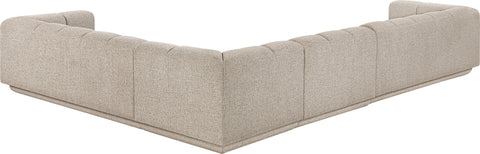 Laurel Fabric Upholstered Sectional, 4-Piece (Style 2)