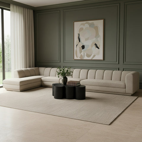 Laurel Fabric Upholstered Sectional, 4-Piece (Style 4)