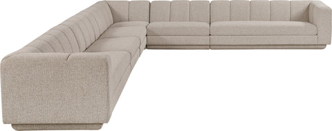 Laurel Fabric Upholstered Sectional, 6-Piece
