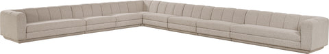 Laurel Fabric Upholstered Sectional, 8-Piece