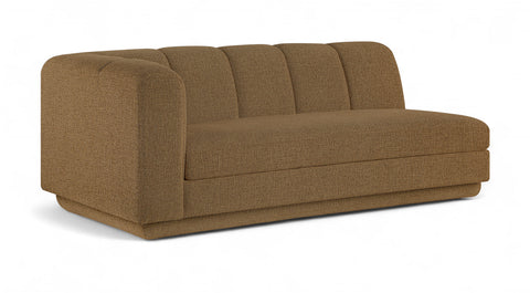 Laurel 76.75" Fabric Upholstered Left Arm Sofa, 1 Piece