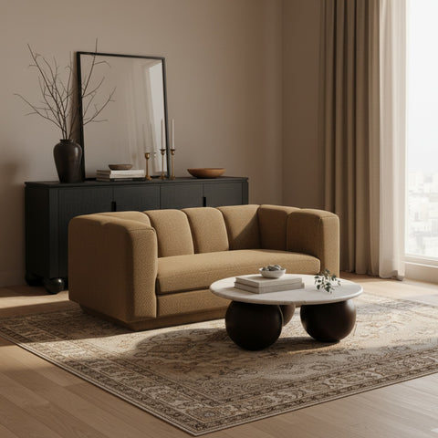 Laurel 70.25" Fabric Upholstered Loveseat, 1 Piece
