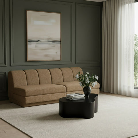 Laurel Fabric Upholstered Sofa, 2-Piece (Style 2)
