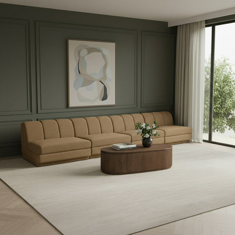 Laurel Fabric Upholstered Sofa, 4-Piece (Style 2)