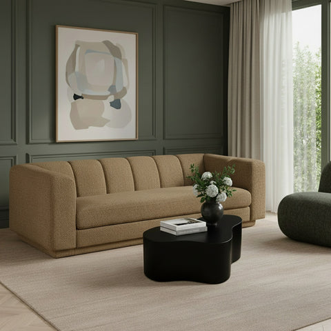 Laurel 95" Fabric Upholstered Sofa, 1 Piece