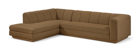 Laurel Fabric Upholstered Sectional, 2-Piece