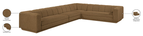 Laurel Fabric Upholstered Sectional, 4-Piece (Style 2)