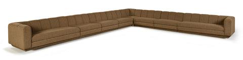 Laurel Fabric Upholstered Sectional, 8-Piece