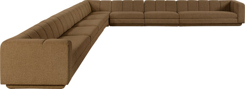 Laurel Fabric Upholstered Sectional, 8-Piece