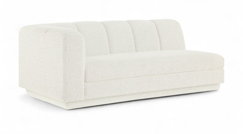 Laurel 76.75" Fabric Upholstered Left Arm Sofa, 1 Piece