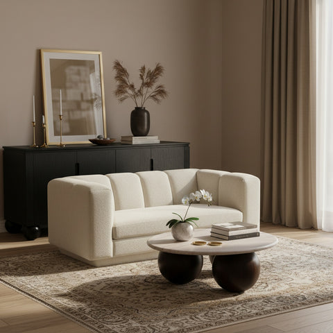 Laurel 70.25" Fabric Upholstered Loveseat, 1 Piece